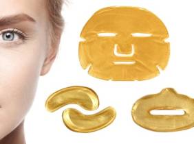 Cupón descuento oferta Máscaras faciales de colágeno dorado: cara ojos y labios: Labios / 30