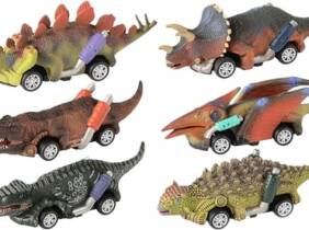 Cupón descuento oferta Coches con forma de dinosaurio: Dos de cada / 12