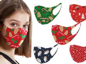 Cupón descuento oferta Mascarillas con estampado navideño: 5