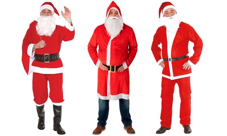 Cupón descuento oferta Disfraz de Papá Noel tradicional para adultos: JJ223: barba cinturón y chaqueta
