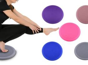 Cupón descuento oferta Cojín de yoga con forma redonda: Azul
