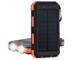 Cupón descuento oferta Batería externa con recarga solar