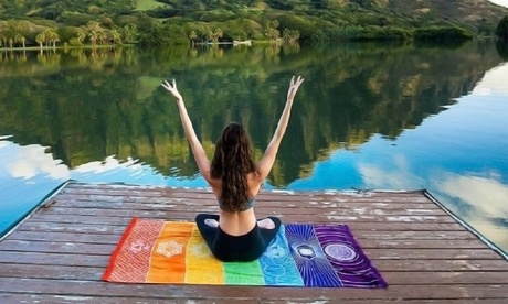 Cupón descuento oferta Esterilla de yoga multicolor