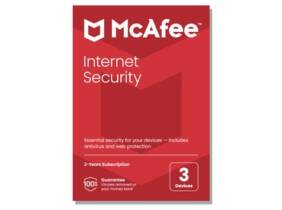 Cupón descuento oferta Suscripción de 2 años de McAfee Internet Security 2020 para 3 dispositivos