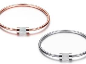 Cupón descuento oferta Pulsera con cristales de Swarovski®: Rosa / 1