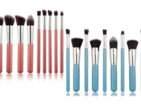 Cupón descuento oferta Set de 10 pinceles de maquillaje: Azul