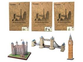 Cupón descuento oferta Maqueta de papel en 3D con diseño de monumentos históricos: 1