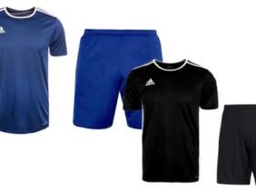 Cupón descuento oferta Camiseta Adidas y pantalón corto: Navy rojo / L