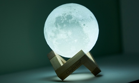 Cupón descuento oferta Lámpara con forma de luna: Control remoto / 18 cm