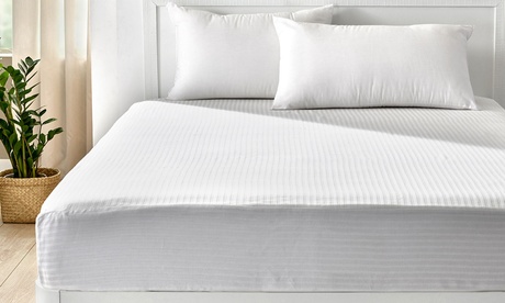 Cupón descuento oferta Protector de colchón de cutí de algodón sanforizado: 150 x 190 cm