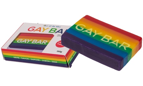 Cupón descuento oferta Jabón con arcoíris Gay bar : x1