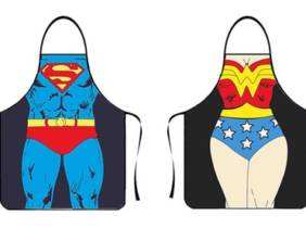Cupón descuento oferta Delantal de poliéster con diseño de superhéroe: 2 / Superman