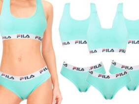 Cupón descuento oferta Pack de 3 sujetadores o bragas Fila: Pack de 3 bragas / S