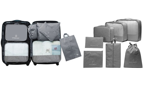 t460x279 Cupón descuento oferta Set de 7 bolsas organizadoras para maletas: Gris
