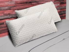 Cupón descuento oferta Pack de almohadas viscoelásticas con partículas de carbono: Pack de 2 almohadas / 90 cm