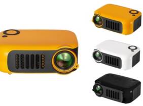 Cupón descuento oferta Mini proyector portátil : Blanco y negro