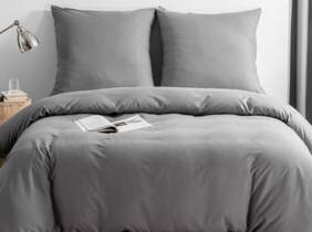 Cupón descuento oferta Juego de cama transpirable: 240 x 200 cm / Negro