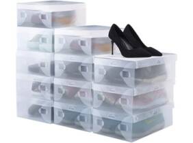 Cupón descuento oferta Cajas de plástico transparente para zapatos: 20