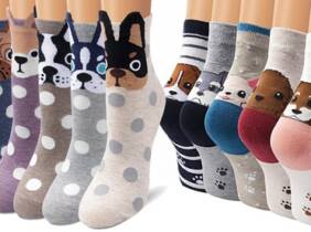 Cupón descuento oferta Pack de 5 calcetines: Animales y lunares en la parte delantera / 2