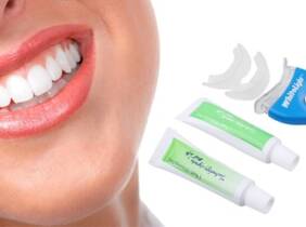 Cupón descuento oferta Kit de blanqueamiento dental White Light