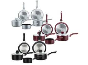 Cupón descuento oferta Batería de cocina de 7 piezas Herzberg: Plateado