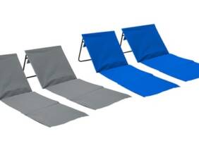 Cupón descuento oferta Pack de 2 esterillas plegables de playa acolchadas: Gris