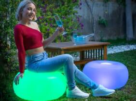 Cupón descuento oferta Asiento hinchable Pulight de InnovaGoods