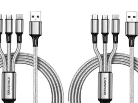 Cupón descuento oferta Pack de cable 3 en 1 y cable USB: Dorado
