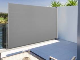 Cupón descuento oferta Toldo lateral para jardín o terraza: 190 x 300 cm / gris claro