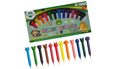 Cupón descuento oferta Set de lápices de colores con formas de animales: 2