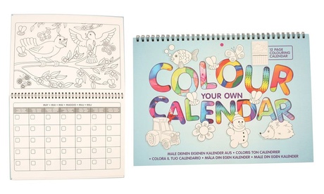 Cupón descuento oferta Calendario para colorear: 2