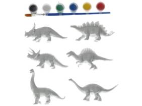 Cupón descuento oferta Kit de pintura de dinosaurios con 6 modelos pinturas pincel : 2