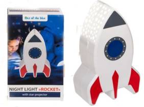 Cupón descuento oferta Lámpara en forma de cohete con proyector de estrellas: 2