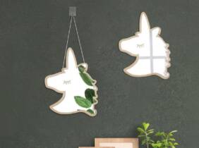 Cupón descuento oferta Espejo decorativo de pared con forma de animal o figura: Cisne