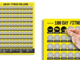 Cupón descuento oferta Póster de 100 días de fitness para rascar: 1
