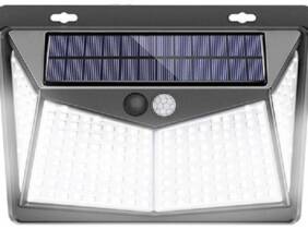 Cupón descuento oferta Aplique solar de pared con 208 LED: 4