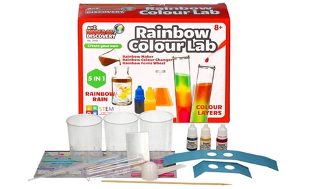 Cupón descuento oferta Kit de ciencia Rainbow Colour Lab : x2