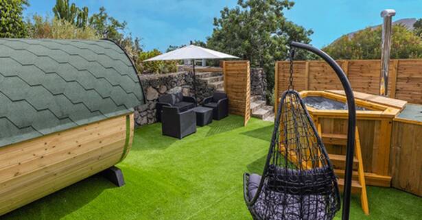 Tenerife Spa nórdico de leña privado y sauna para 2 con picoteo o cena