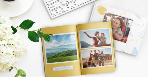 A Coruña 1 o 2 fotolibros personalizables de tapa blanda en diferentes tamaños