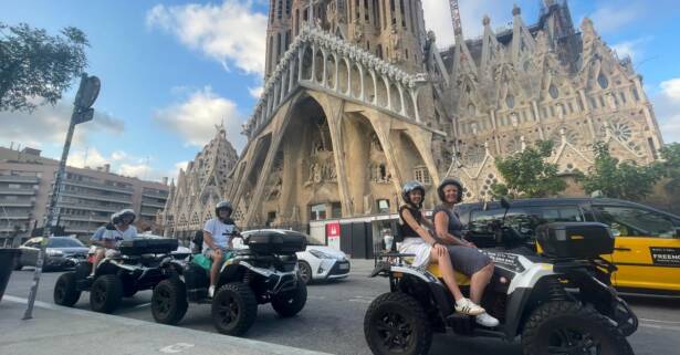 Barcelona Paseo en Quad para 1 o 2 personas durante 90 minutos