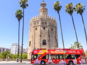 Sevilla Ticket de 24 horas para bus turístico por Sevilla para 1 niño o adulto