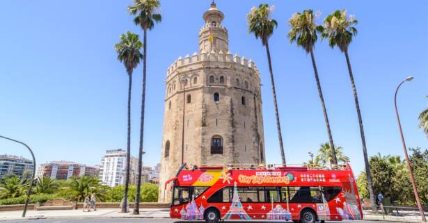 Sevilla Ticket de 24 horas para bus turístico por Sevilla para 1 niño o adulto