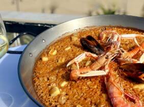 Valencia Menú de arroces para 2 o 4 frente al mar con postre y opción a vino