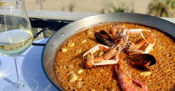Valencia Menú de arroces para 2 o 4 frente al mar con postre y opción a vino