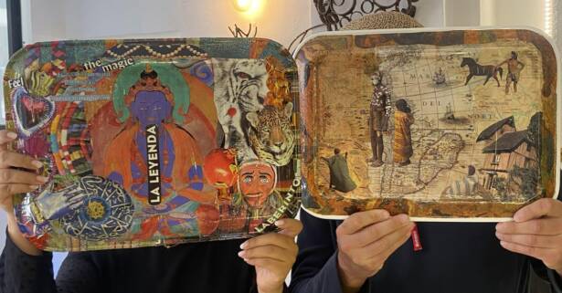 Palma de Mallorca Taller Wine & Collage con material incluido para 1 a 4 personas