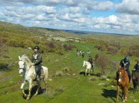 Madrid Paseo a caballo durante 1 o 2 horas para 2 o 4 personas cerca de Ávila