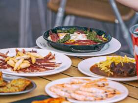 Valladolid Menú mediterráneo para 2 personas con paella mixta a compartir
