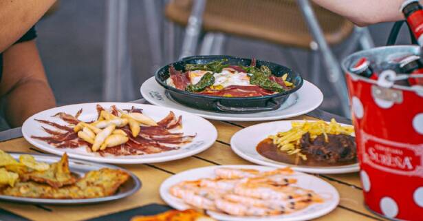 Valladolid Menú mediterráneo para 2 personas con paella mixta a compartir