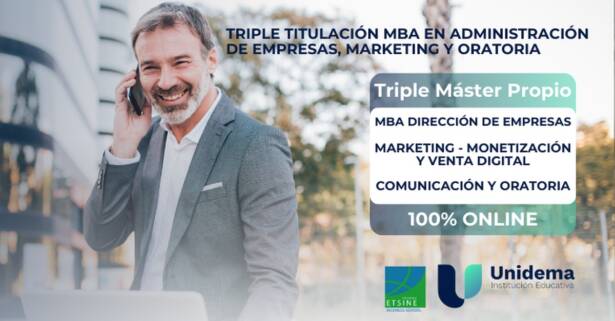 National Deal Triple máster propio online de marketing y tarifa plana en cursos