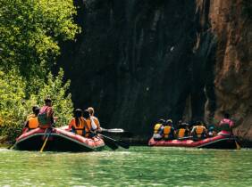 Murcia Rafting turístico por el río Segura en el cañón de Almadenes